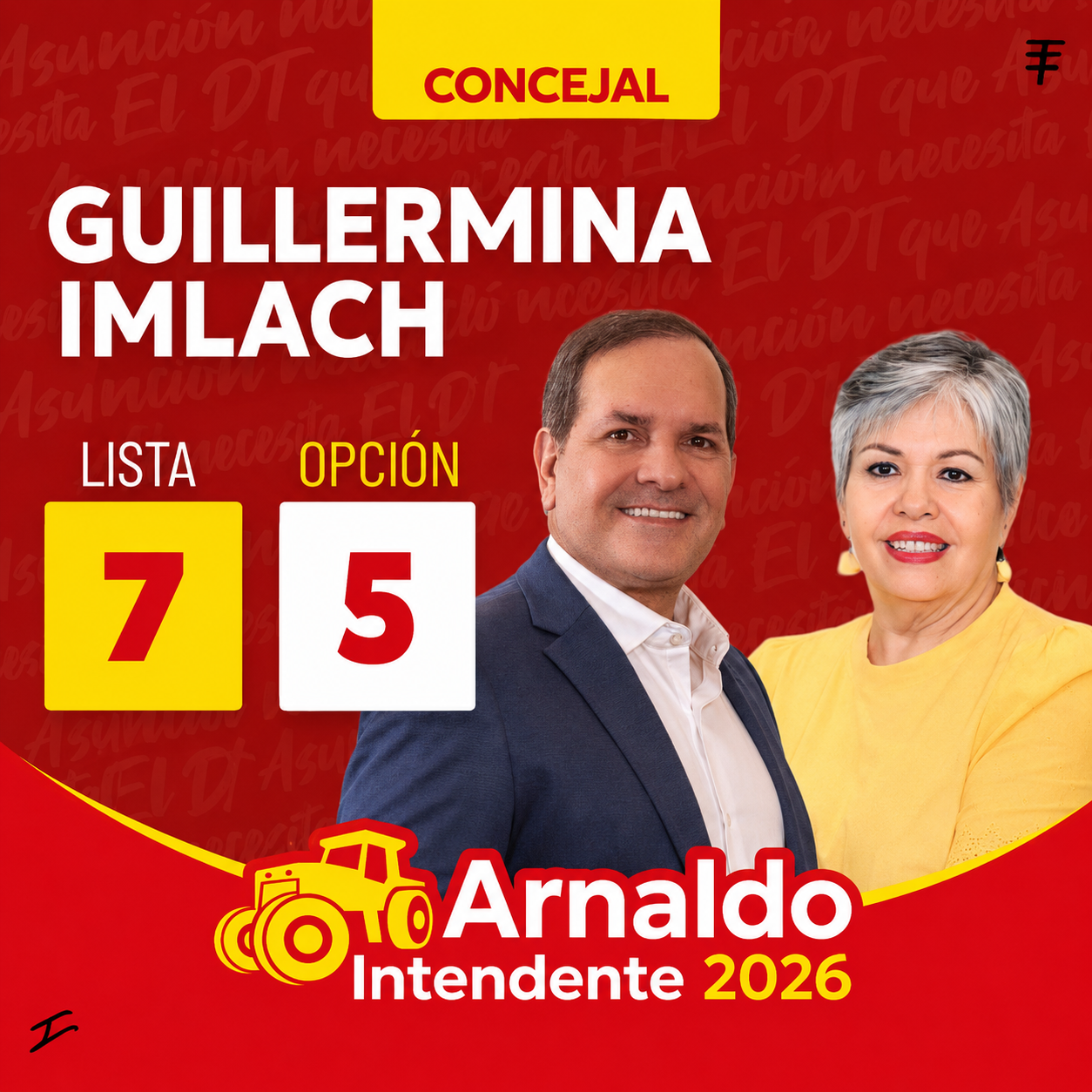 Guillermina Imlach - Concejal 2026
